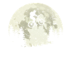 Lune conduite de vélo