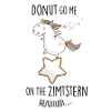 Donut Zimtstern Einhorn