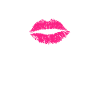 Lèvres rose fluo