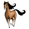 Braunes Pferd