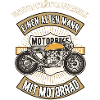 Pensionato - motociclista motociclista vecchio