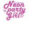 Neon-Party-Mädchen