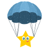 Stern Fallschirmspringer | Fallschirm Geschenk