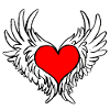 Winged Heart Angel heart