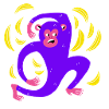 A monkey and its bananas