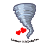 little sweet whirlwind with hearts
