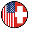 Suisse Usa Drapeau Nation Cadeau