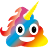 Einhorn Kaka Emoji