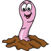 Funny Cute Cool Earthworm