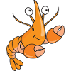 Crustacés marins mignons de homard