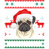Mops Frohe Waunachten