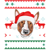 Bullterrier Frohe Waunachten
