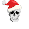 Christmas Skull