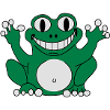 Funny frog