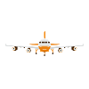 Minimalistisk passagerflymotiv