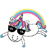 Einhorn chillt