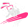 Śnieg Bunny - Narty - Snowboard - Sporty zimowe 2C