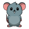 Simpatico topo topo bambino animale
