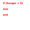 Coding If Hunger