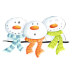 Three Snowmen - Christmas - Gift