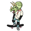 Triceratops skater