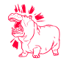 Hippopotamus roar