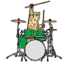 Chat batteur