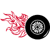 pneu roue wheel flamme fire1