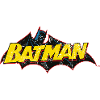 Batman T-shirt med gul skrift til teenagere