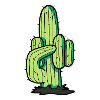 Cactus middle finger