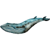 Hand-painted ocean whale