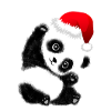 Christmas panda
