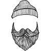 Beard with cap