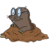 Cute Funny Cool Mole