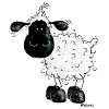 Cute sheep shirt design