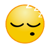 Sleeping Emoji Tired Gift
