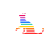 Regenbogenkatze