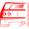 Legends Never Die – Retro Car Outline