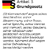 Artikel 3 Grundgesetz