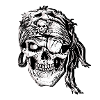 Head of death headband