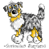 Australian Shepherd – Aussie – t-shirt design