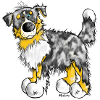 Australian Shepherd – Aussie – t-shirt design