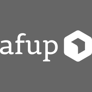 Le logo AFUP en blanc