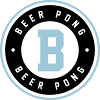 Beer Pong Badge Blue Logo