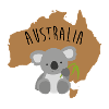 Australien Koala Baby - Geschenkidee