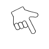 Finger down right