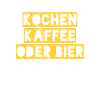 Kochen Kaffee oder Bier Junggesellenabschied