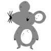 Graue Maus