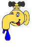 Leckender Wasserhahn