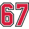 67 sports jersey football number